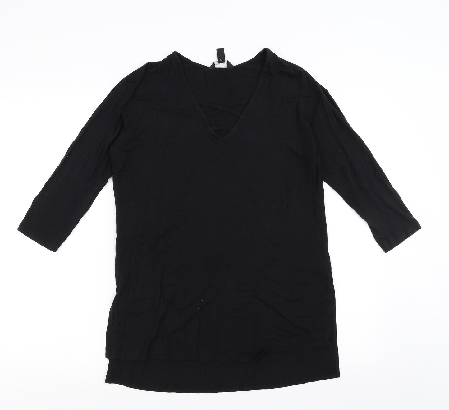New Look Womens Black   Basic T-Shirt Size 10