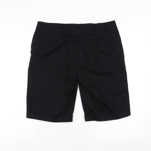 Papaya Womens Black   Chino Shorts Size 14