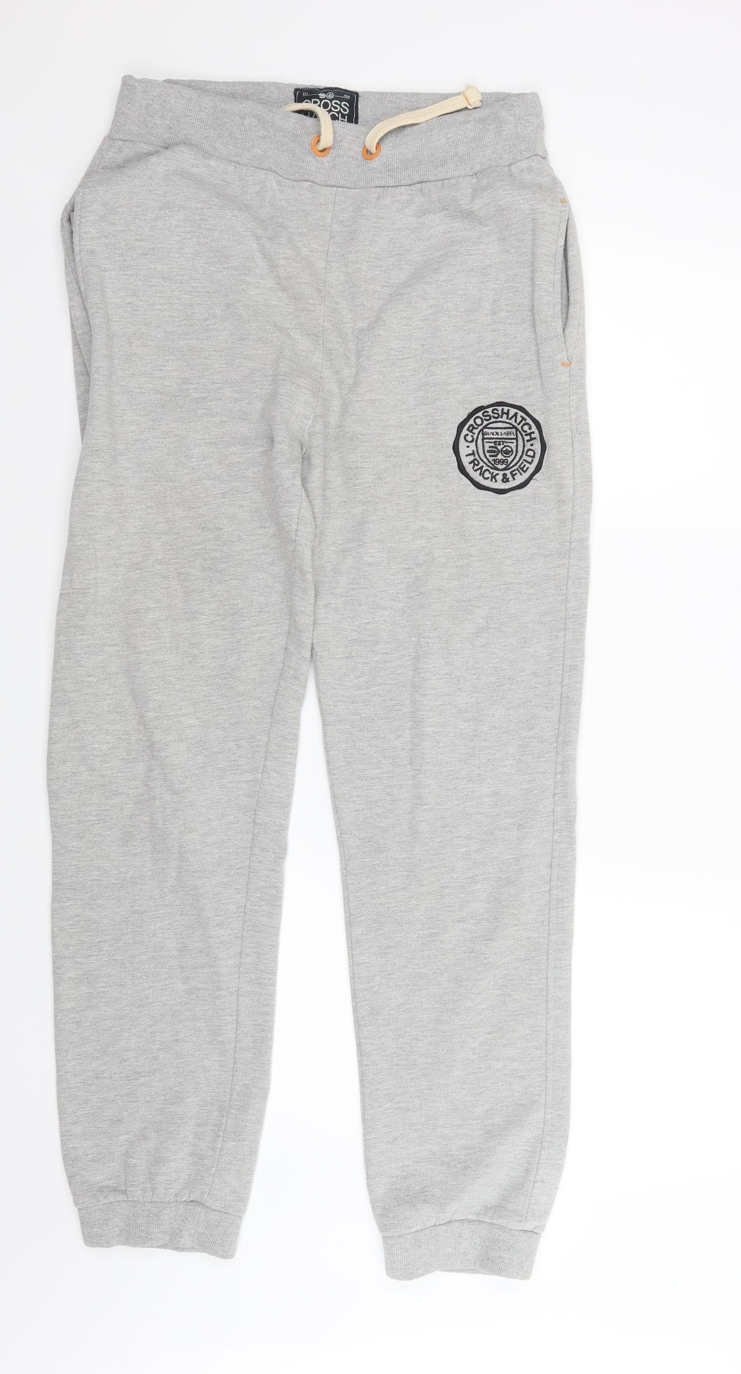 Crosshatch Mens Grey   Jogger Trousers Size XL L30 in