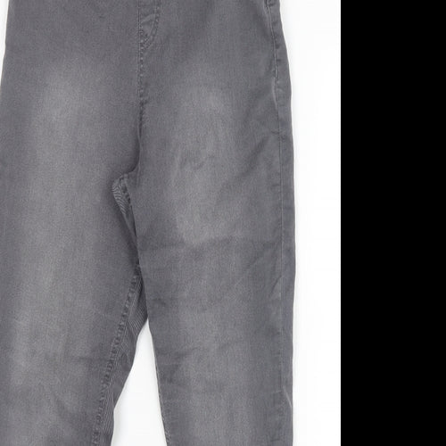 F&F Womens Grey  Denim Jegging Jeans Size 12 L27.5 in
