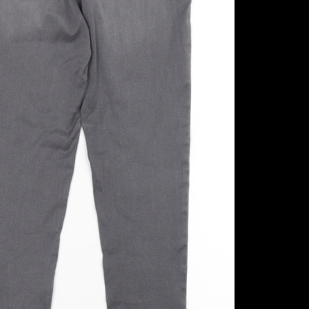 F&F Womens Grey  Denim Jegging Jeans Size 12 L27.5 in
