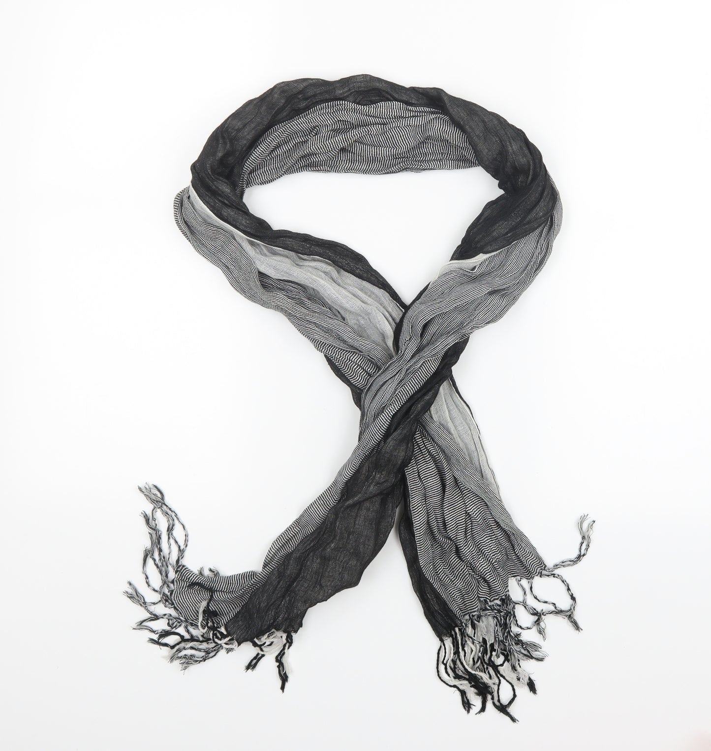 Preworn Womens Black    Scarf
