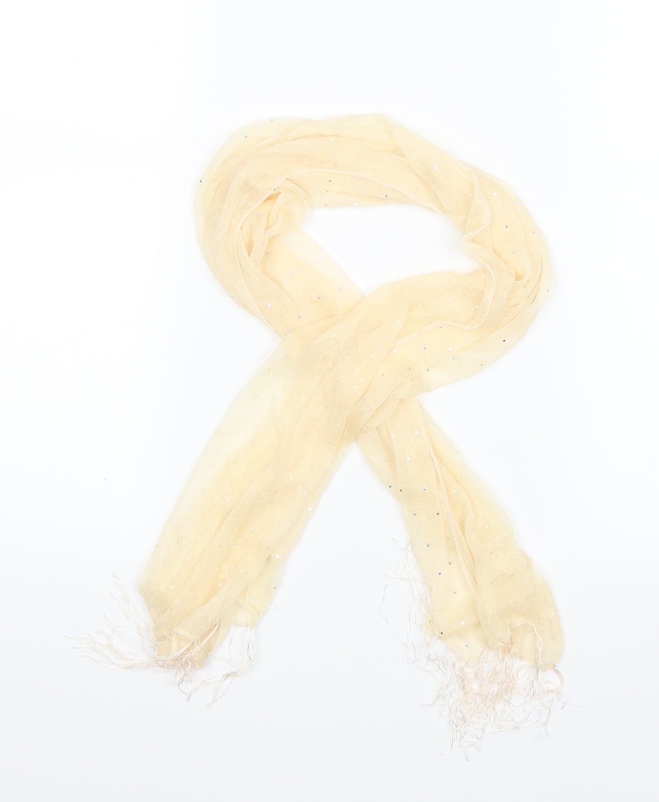 Preworn Womens Ivory    Scarf