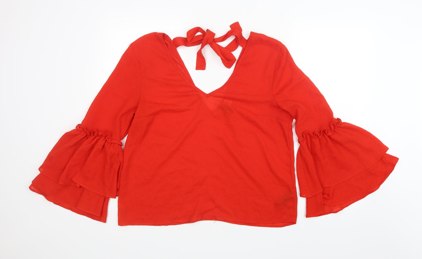 Divided by H&M Womens Red   Basic Blouse Size 14