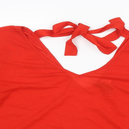 Divided by H&M Womens Red   Basic Blouse Size 14