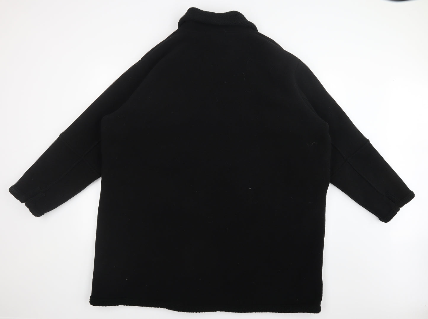 Casual Comfort Womens Black   Pea Coat Coat Size 28