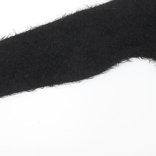 PRETTYLITTLETHING Womens Black  Knit Pullover Jumper Size 8  - Cropped