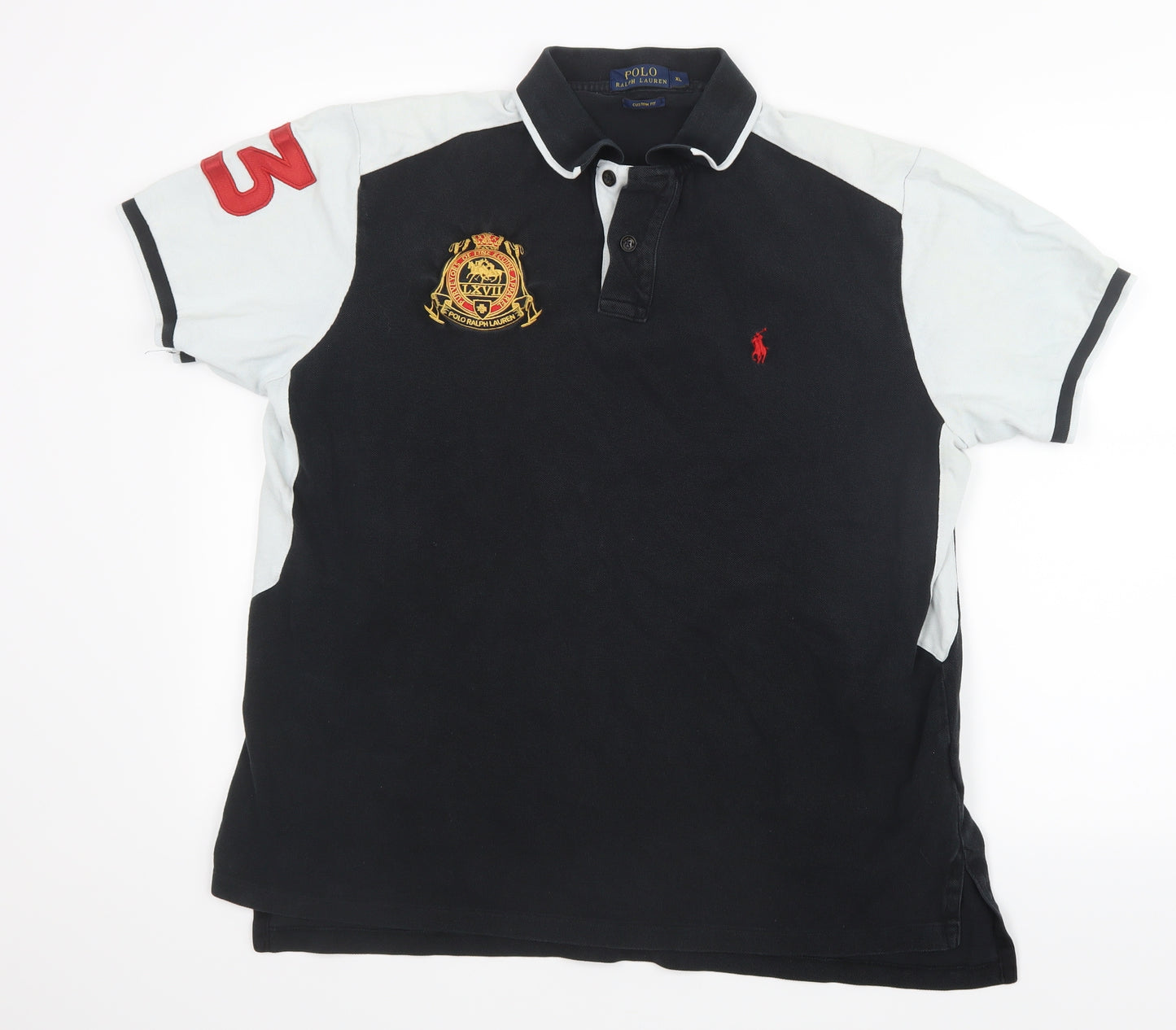 Polo Ralph Lauren Mens Black    Polo Size XL