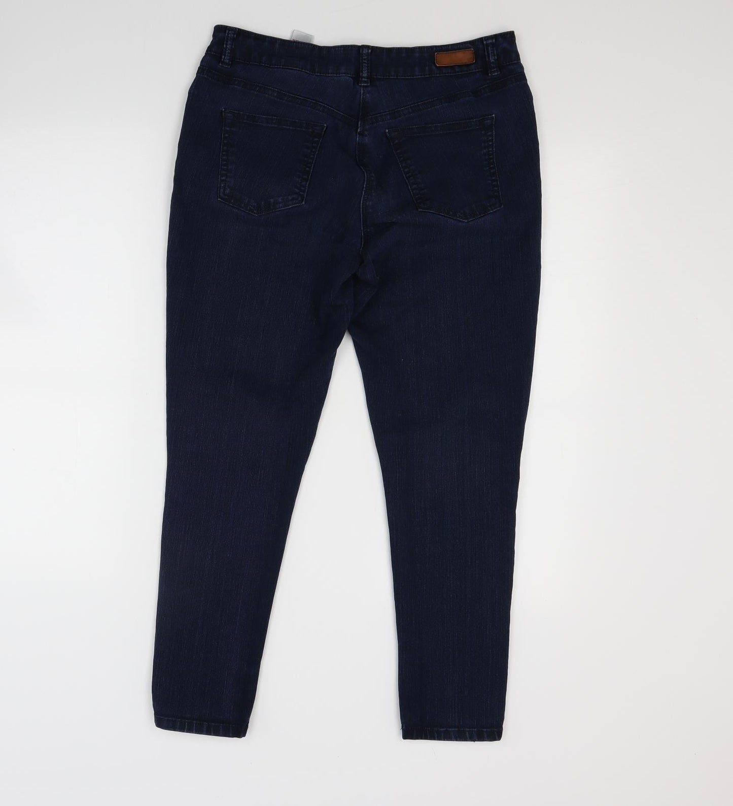 NEXT Womens Blue  Denim Cropped Jeans Size 12 L24 in