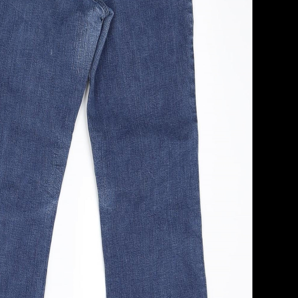 For Women Womens Blue  Denim Bootcut Jeans Size 14 L26 in