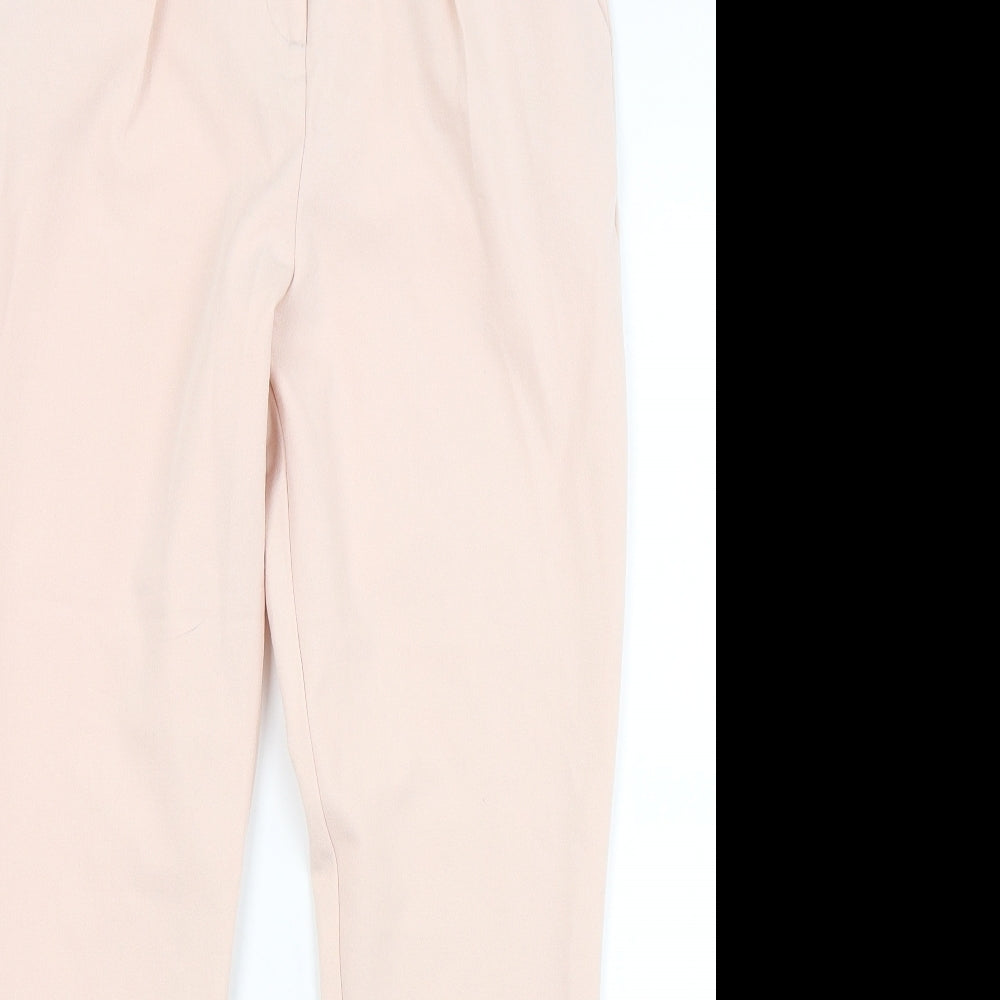Missguided Womens Pink   Trousers  Size 6 L26 in
