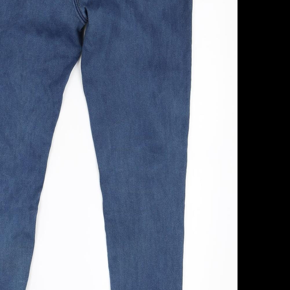 Golddigga Womens Blue  Denim Skinny Jeans Size 14 L28 in