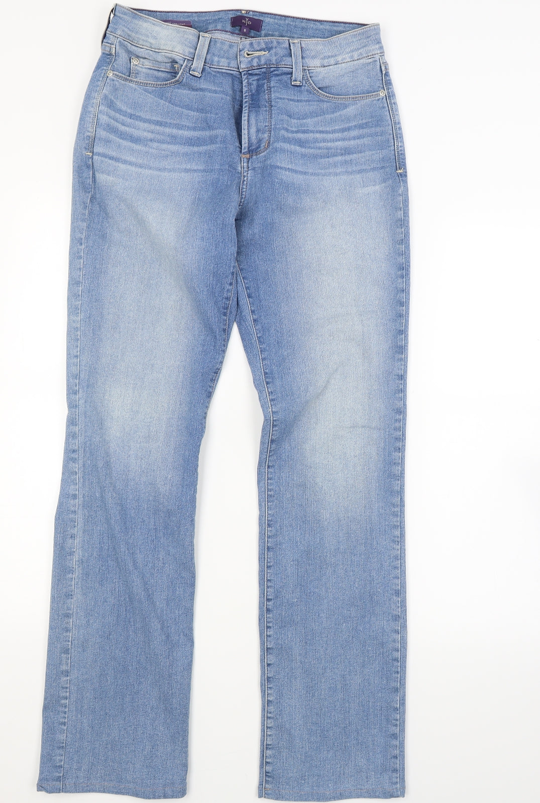 NEXT Womens Blue  Denim Straight Jeans Size 8 L28 in