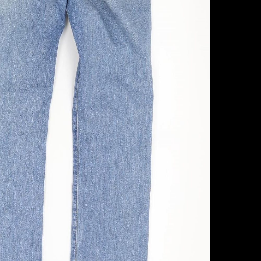NEXT Womens Blue  Denim Straight Jeans Size 8 L28 in