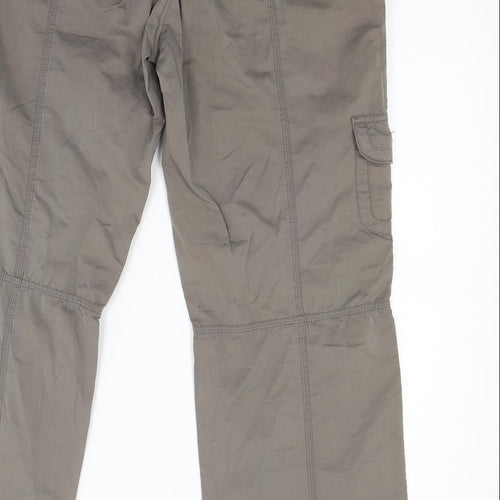 Red Herring Womens Brown   Cargo Trousers Size 14 L29 in