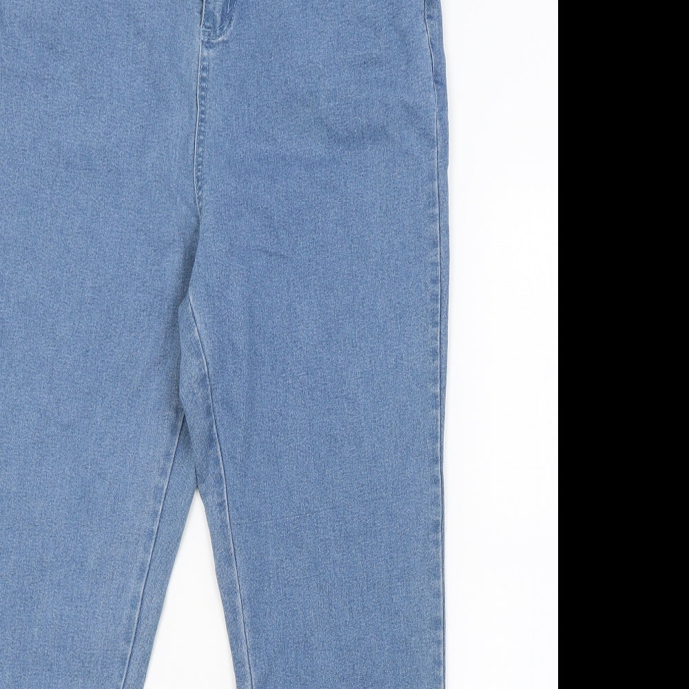 Simply Be Womens Blue  Denim Jegging Jeans Size 16 L27 in
