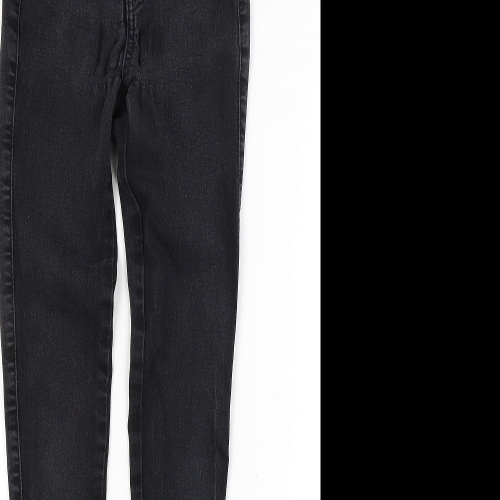 Fashion Nova Womens Black  Denim Skinny Jeans Size XS L27.5 in