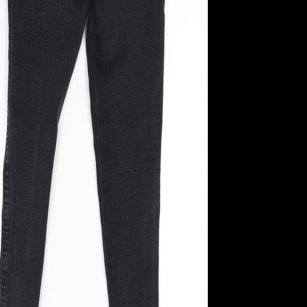 Fashion Nova Womens Black  Denim Skinny Jeans Size XS L27.5 in