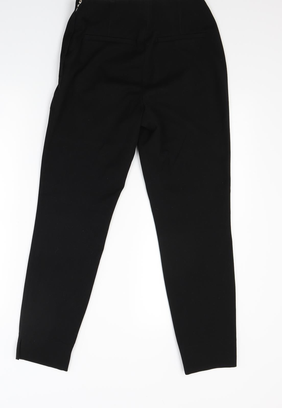 H&M Womens Black   Trousers  Size 8 L27 in