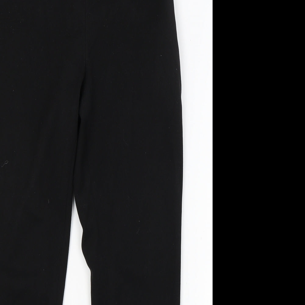 H&M Womens Black   Trousers  Size 8 L27 in