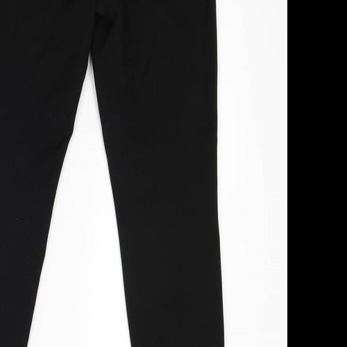 H&M Womens Black   Trousers  Size 8 L27 in