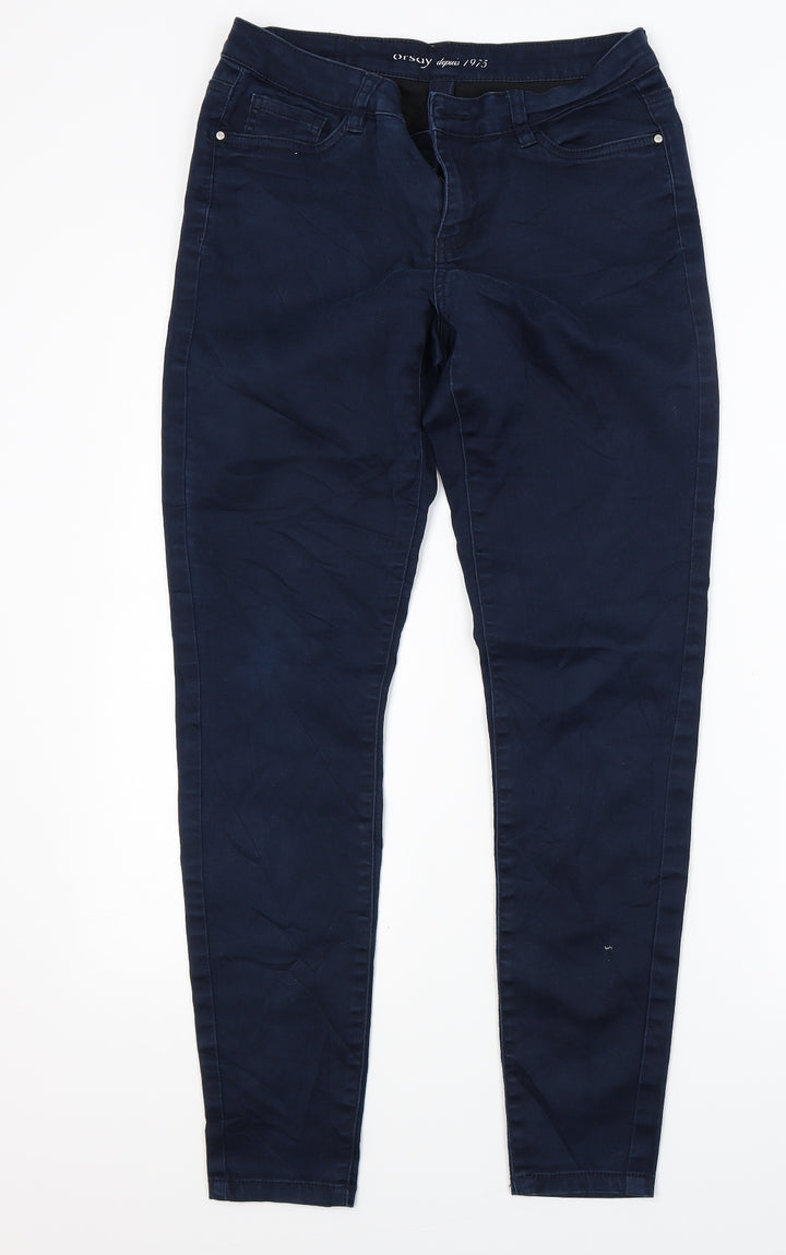 Ospray Womens Blue Denim Skinny Jeans Size 10 L27 in
