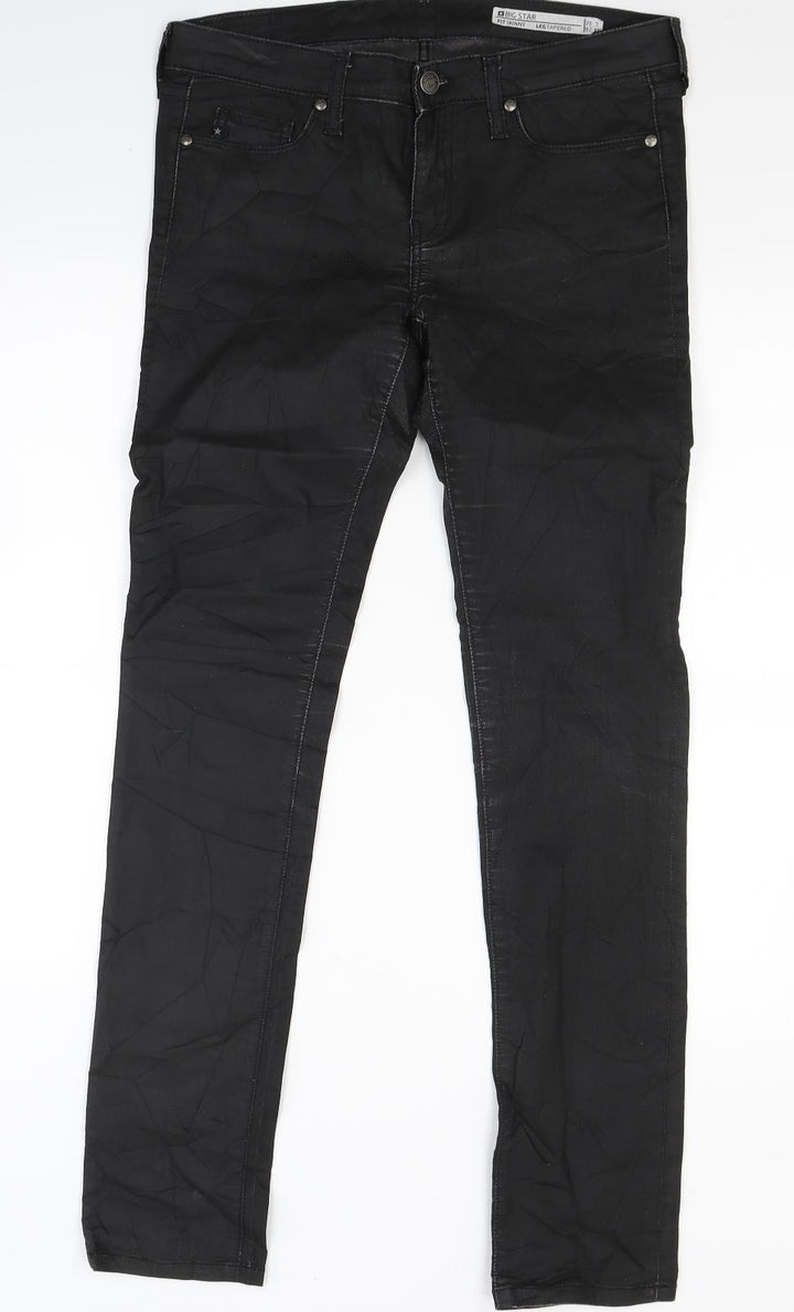 BIG STAR Womens Brown  Canvas Skinny Jeans Size 10 L32 in