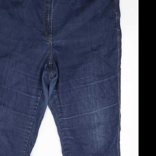 Xlvt Womens Blue  Denim Straight Jeans Size 22 L28 in