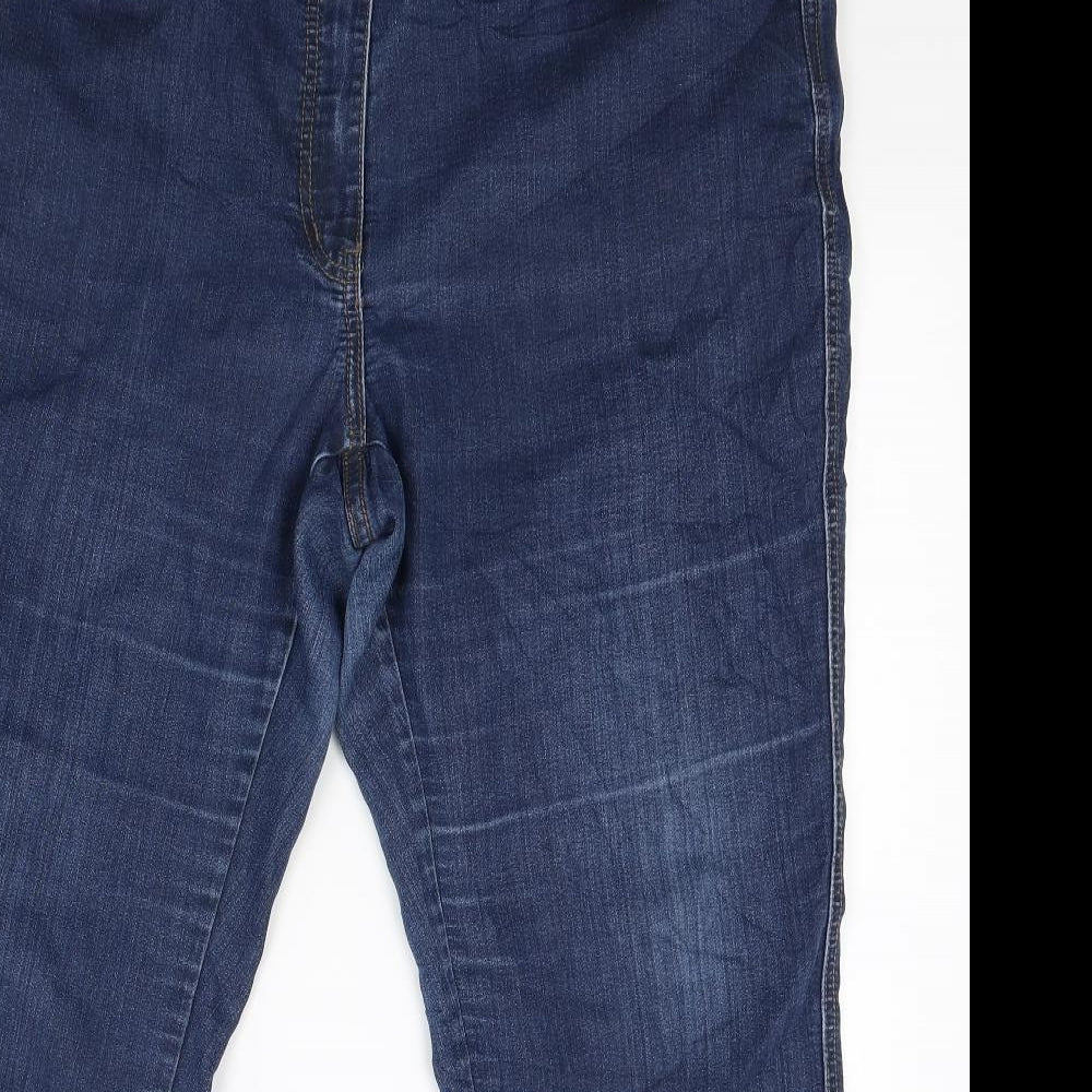 Xlvt Womens Blue  Denim Straight Jeans Size 22 L28 in