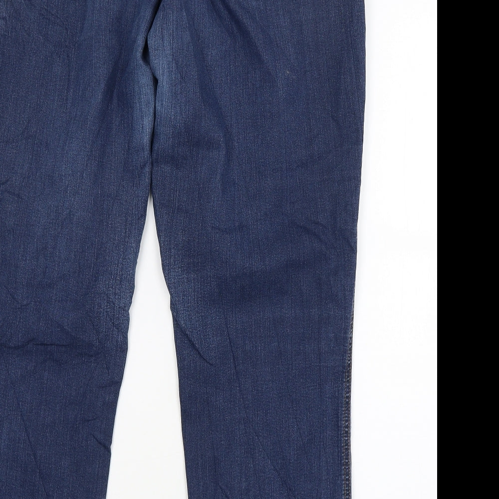 Xlvt Womens Blue  Denim Straight Jeans Size 22 L28 in
