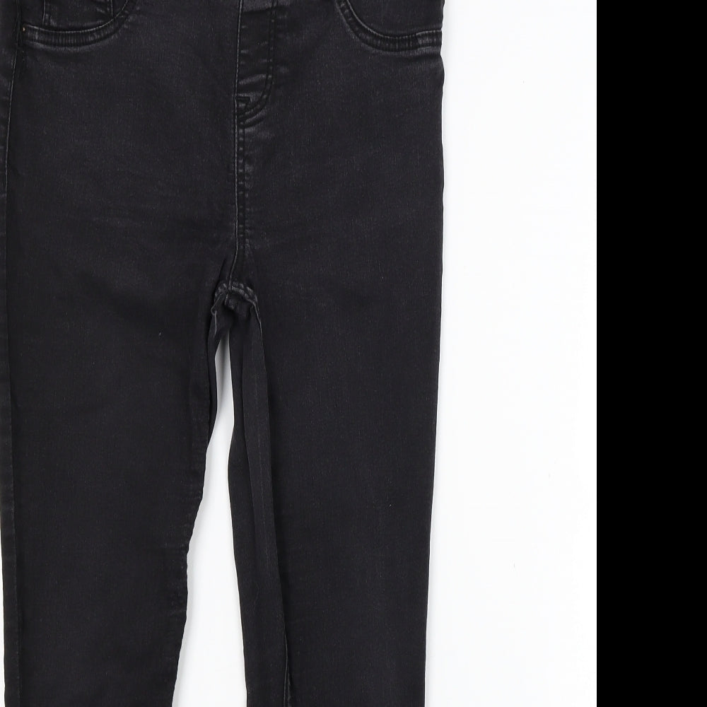 New Look Womens Black  Denim Jegging Jeans Size 12 L25.5 in