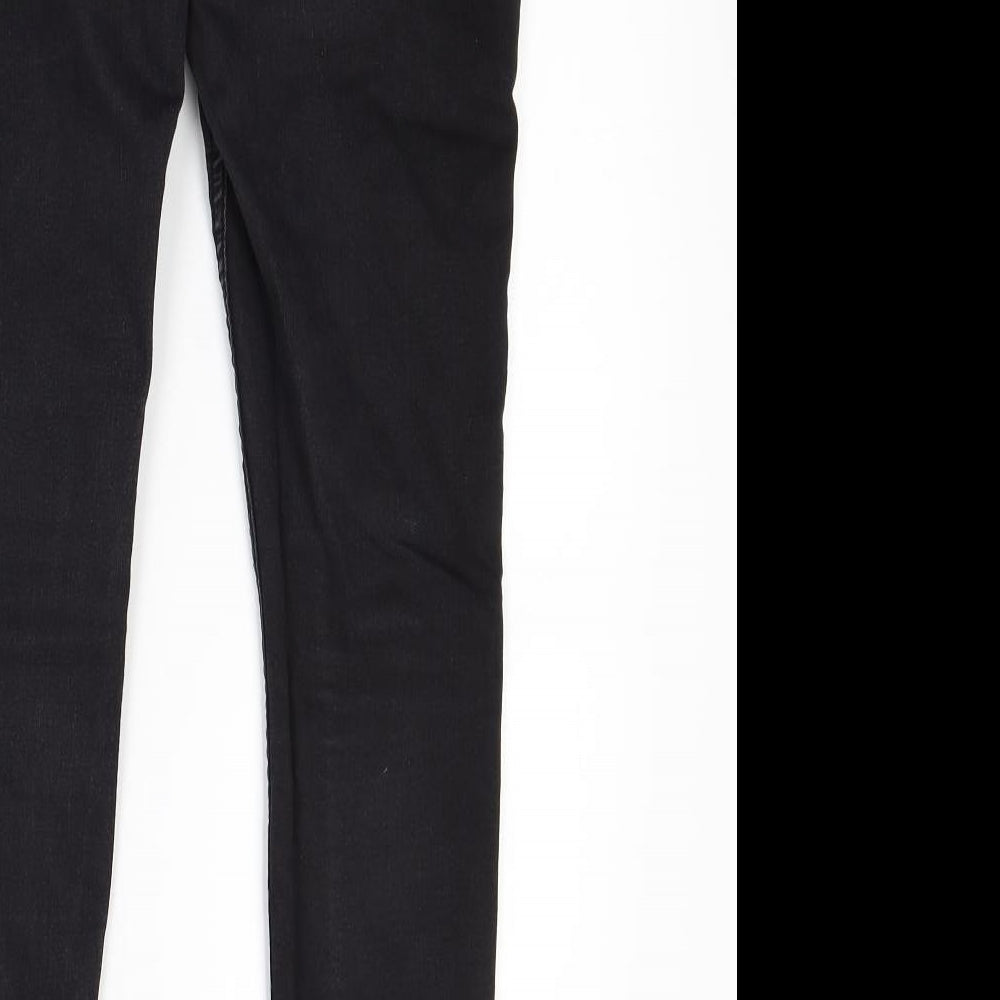 New Look Womens Black  Denim Jegging Jeans Size 12 L25.5 in