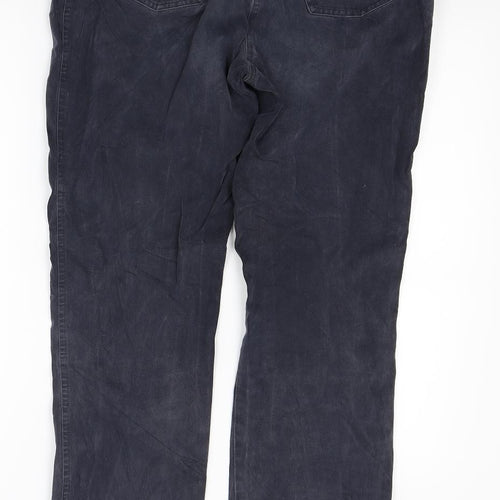 Max Mara Womens Blue  Denim Straight Jeans Size 14 L28 in