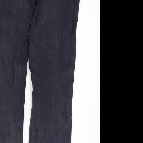 Max Mara Womens Blue  Denim Straight Jeans Size 14 L28 in