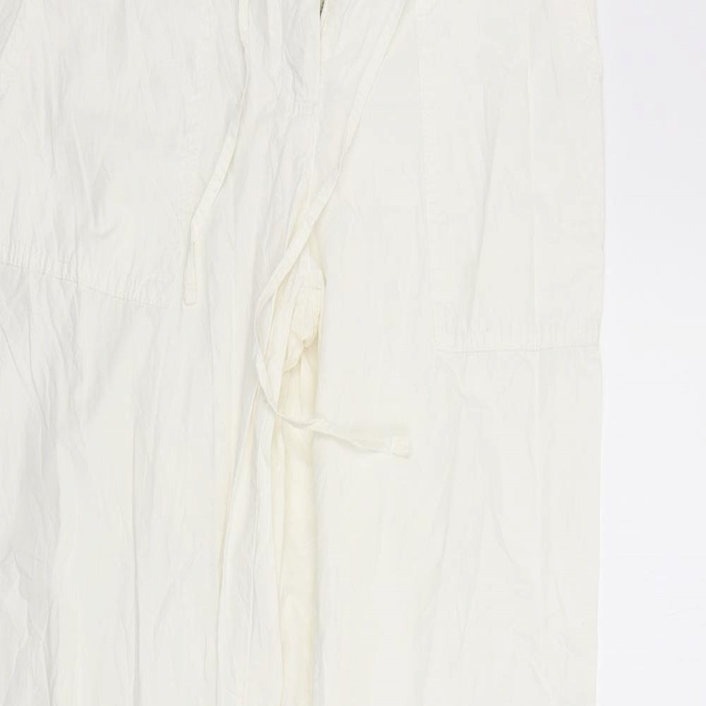Kenvello Womens White   Trousers  Size M L30.5 in