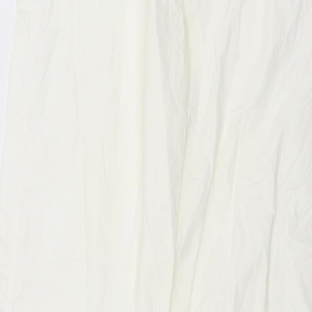 Kenvello Womens White   Trousers  Size M L30.5 in