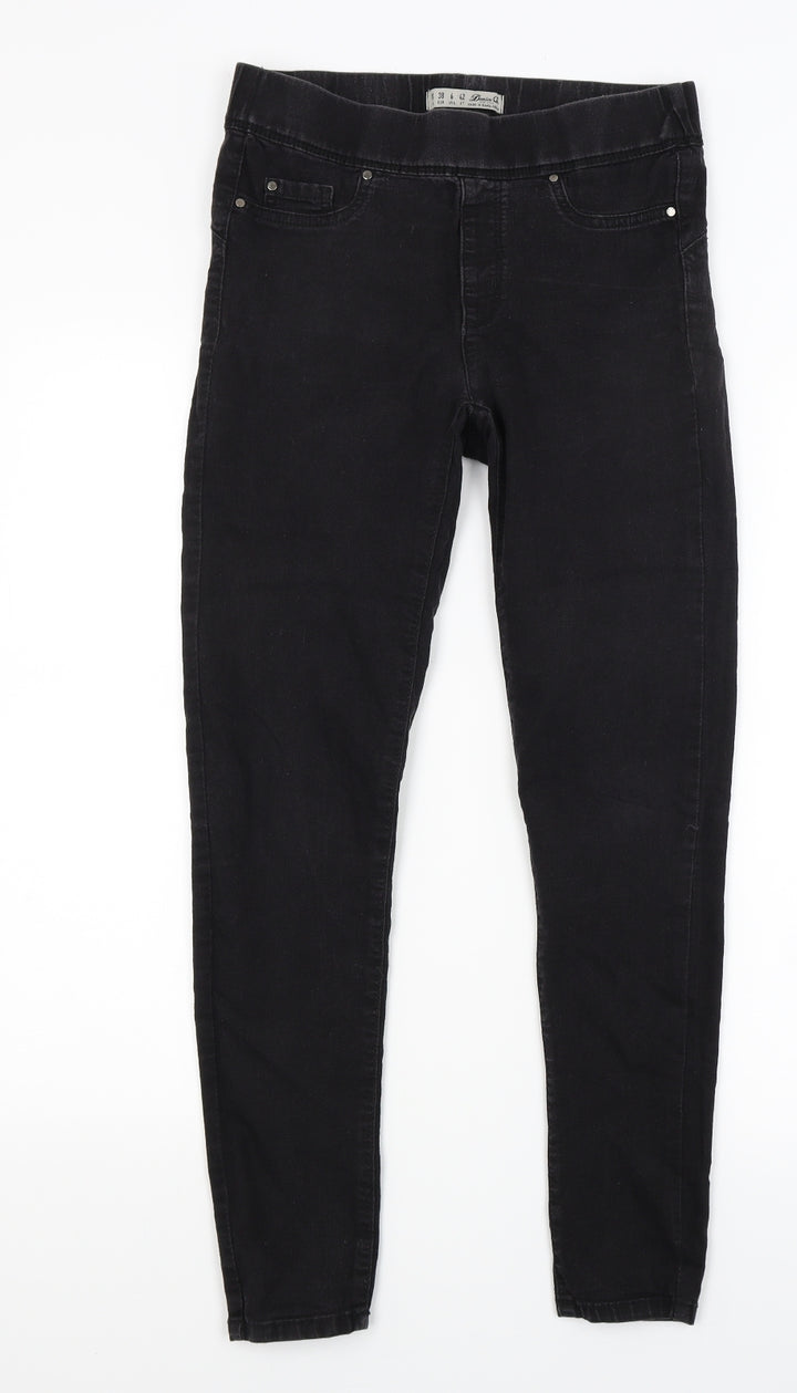 Primark Womens Black Denim Jegging Jeans Size 10 L26 in