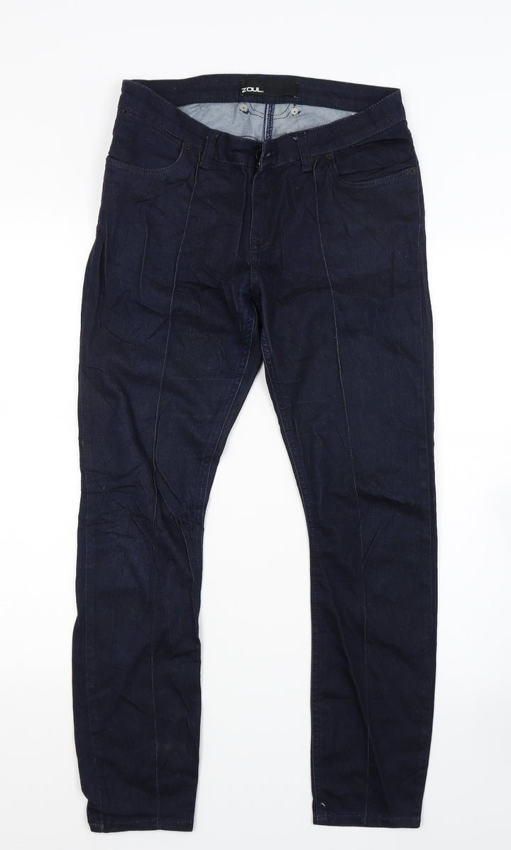Zoul Womens Blue  Denim Skinny Jeans Size 27 in L26 in