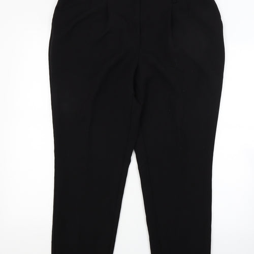 Very Womens Black   Trousers  Size 14 L25 in