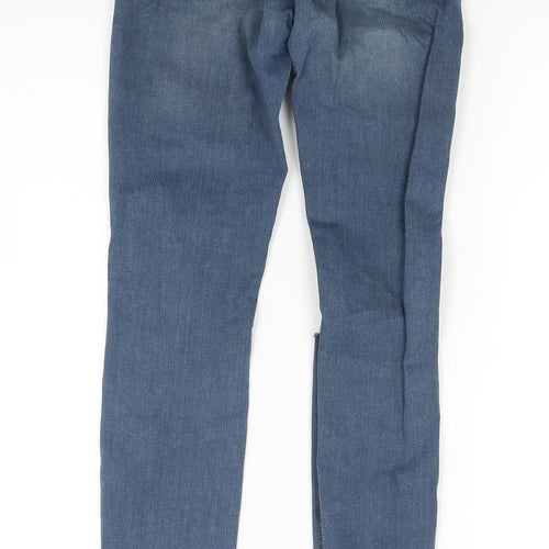 Topshop Womens Blue  Denim Skinny Jeans Size 25 in L27 in