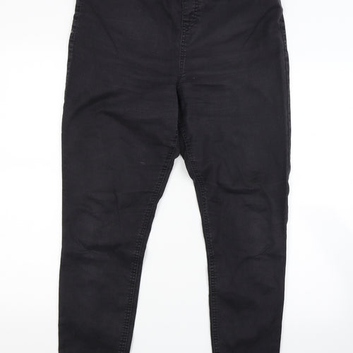 F&F Womens Black  Denim Jegging Jeans Size 16 L27 in