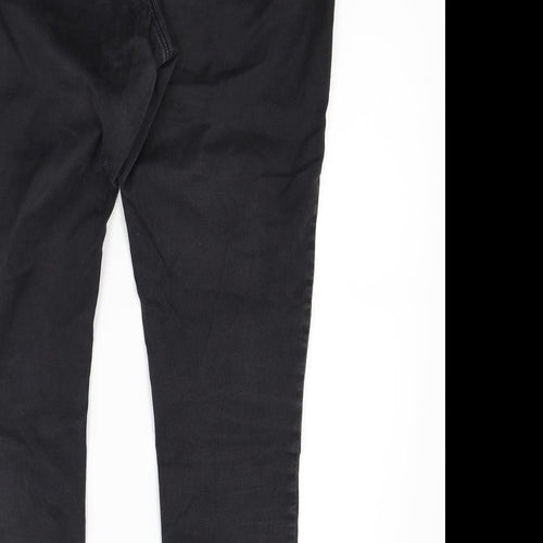 F&F Womens Black  Denim Jegging Jeans Size 16 L27 in