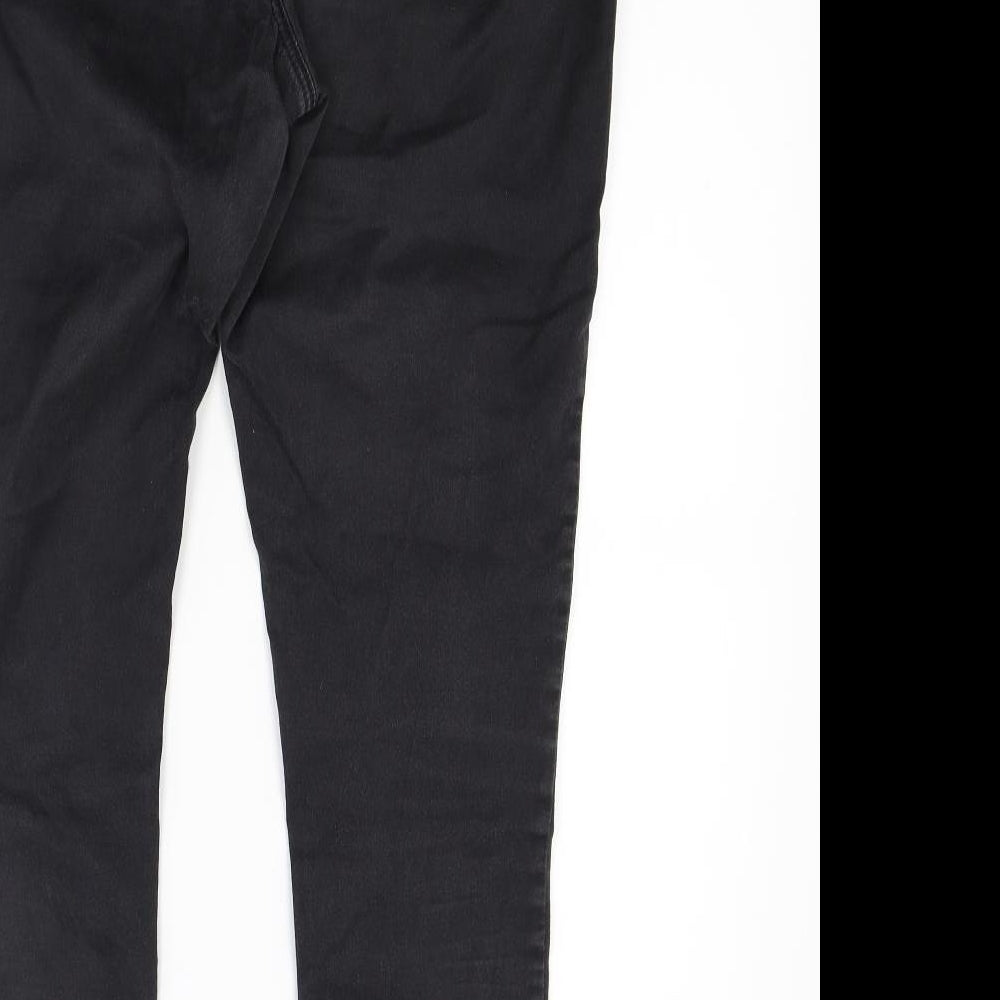 F&F Womens Black  Denim Jegging Jeans Size 16 L27 in