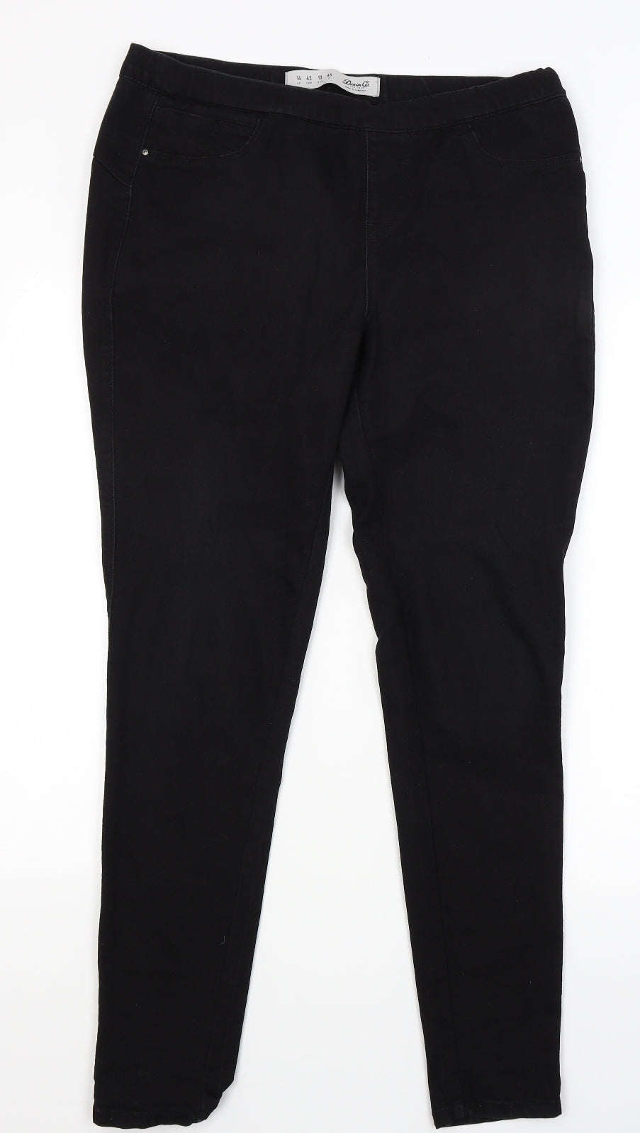 Primark Womens Black  Denim Jegging Jeans Size 14 L27 in