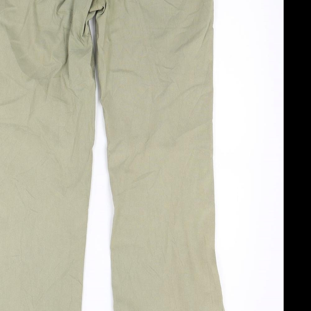 Perfect Womens Green  Denim Straight Jeans Size 10 L27 in