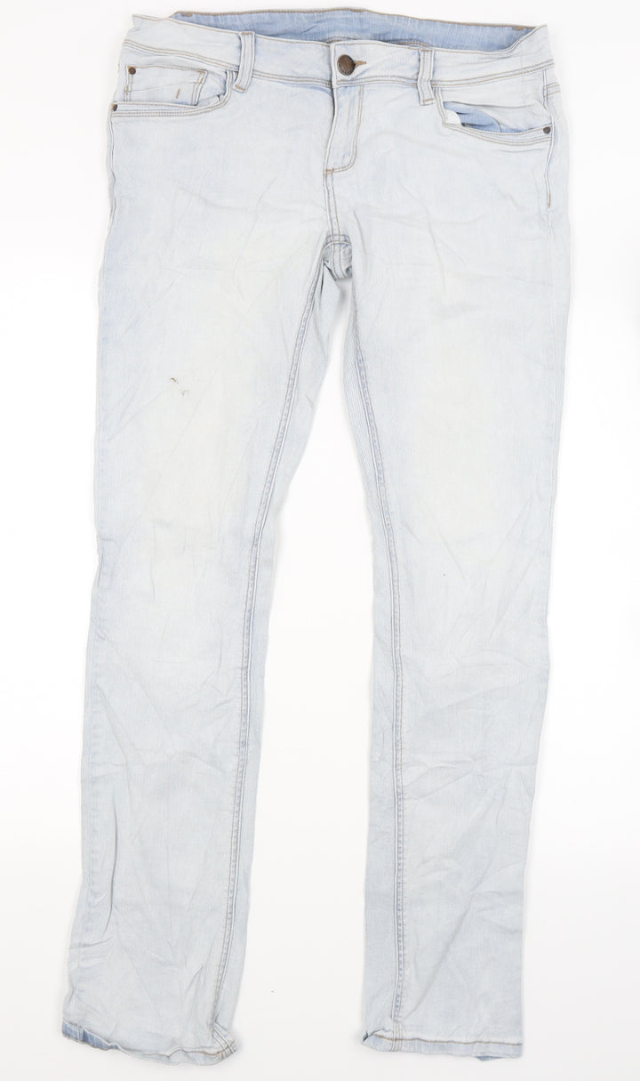 ORSAY Womens Blue Denim Skinny Jeans Size 33 in L29 in