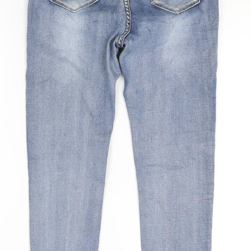 Black denim Womens Blue  Denim Skinny Jeans Size 8 L23 in