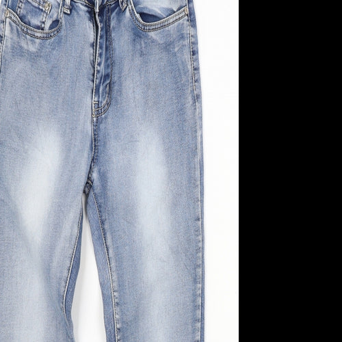 Black denim Womens Blue  Denim Skinny Jeans Size 8 L23 in