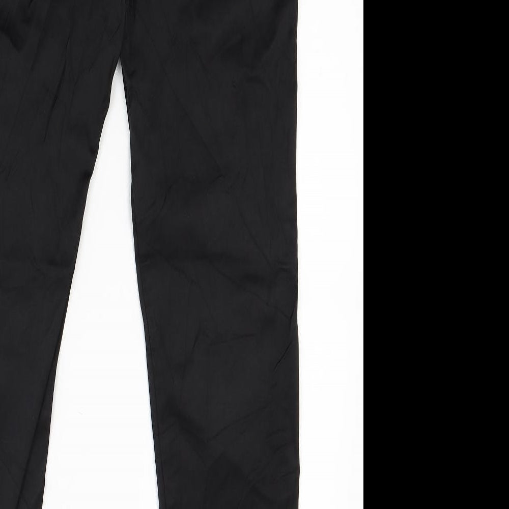 Preworn Womens Black  Canvas Skinny Jeans Size 12 L27 in