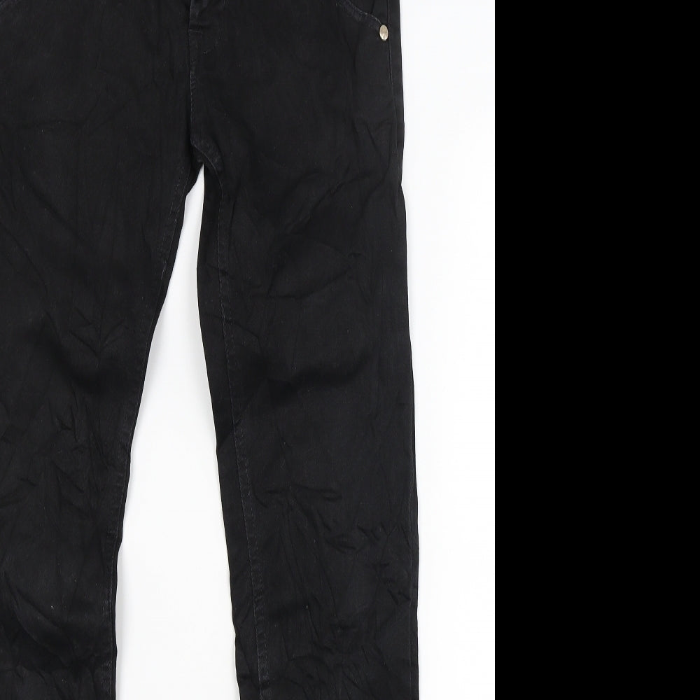 Rinascimento Womens Black  Denim Skinny Jeans Size S L28 in - Made in Italy